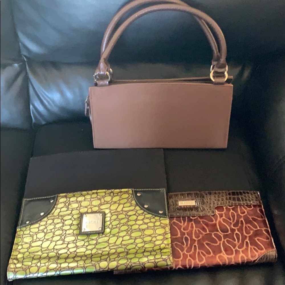 Miche brown bag with 2 shells